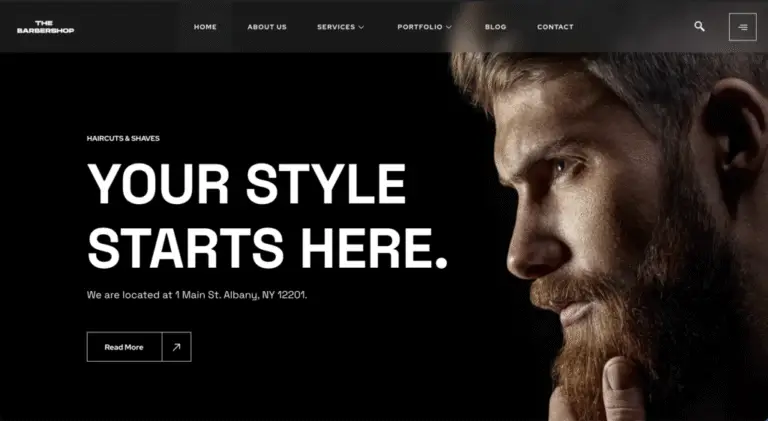 Barbershop Webpage