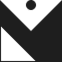 image of a black and transparent right and left triangles