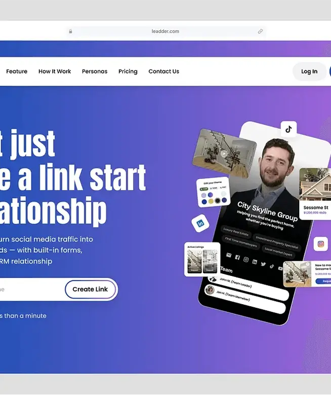 image of a business website
