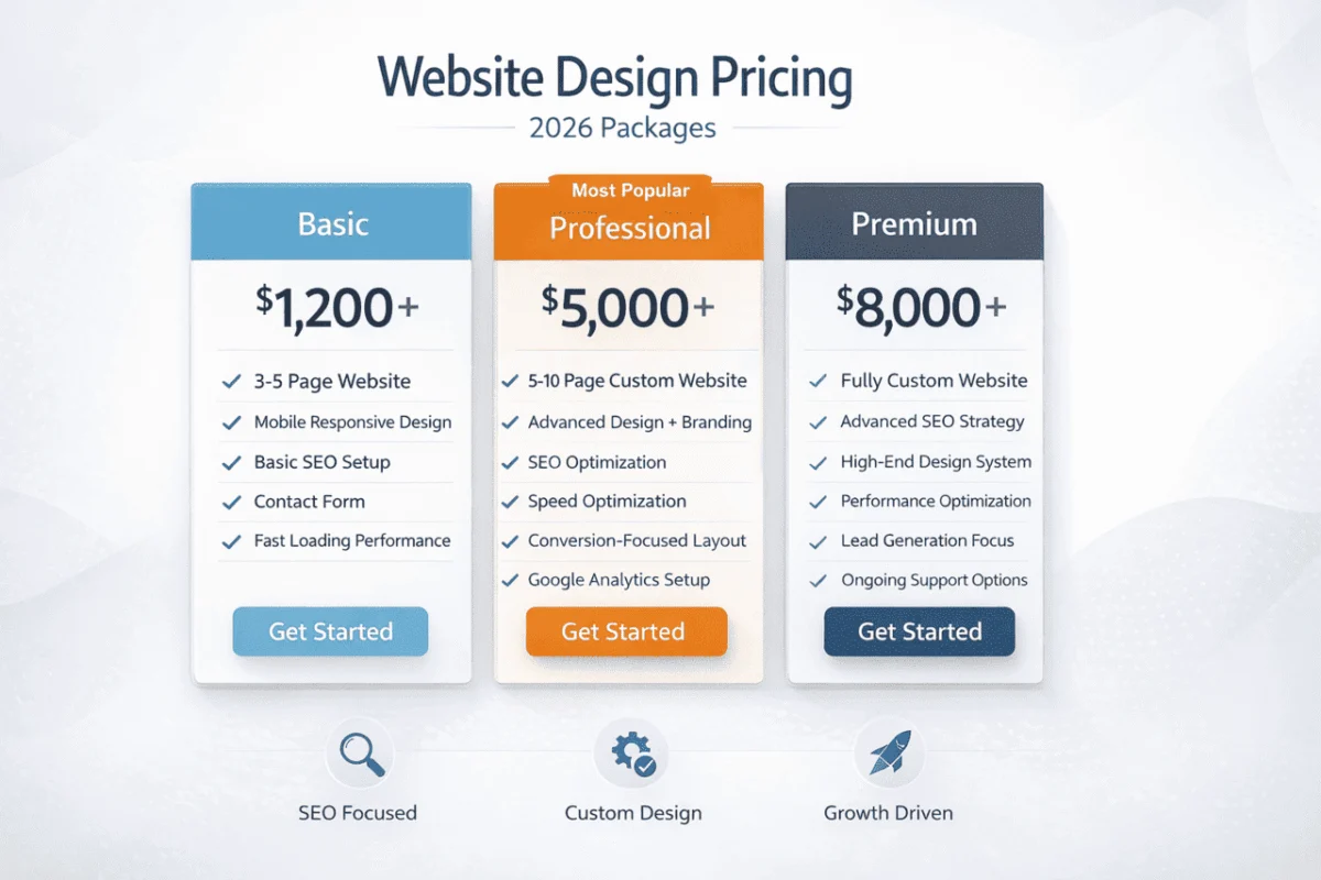 web design cost in hillsborough nj 2026 Website Design Pricing Packages