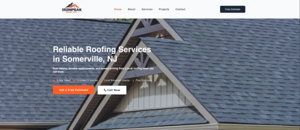 contractor website design in hillsborough nj & contractor website design Hillsborough NJ for local service businesses