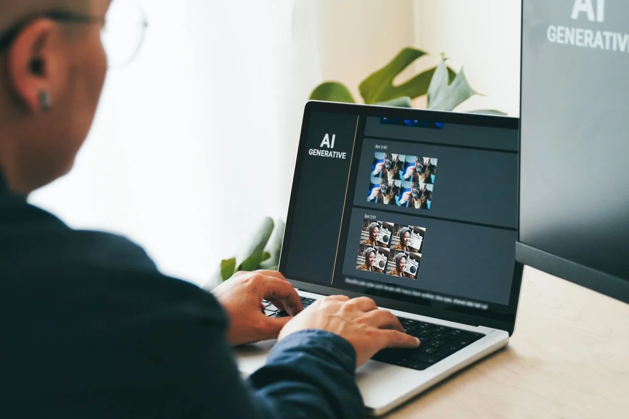AI website builders compared to professional web design company NJ