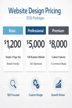 website cost chart for how much web design cost in hillsborough nj